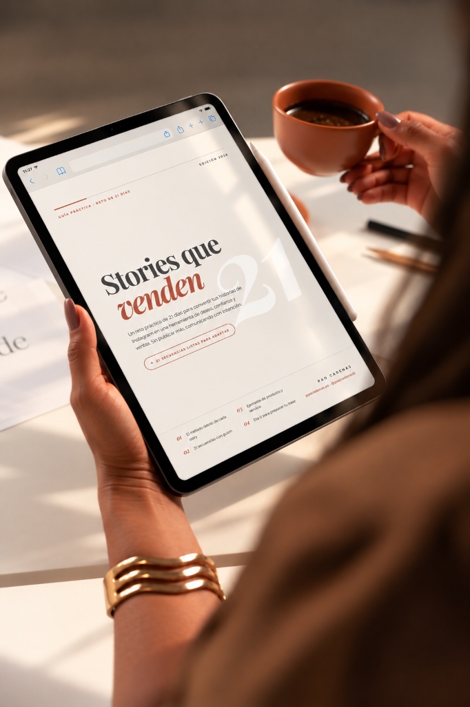E-book Stories que venden — Mockup